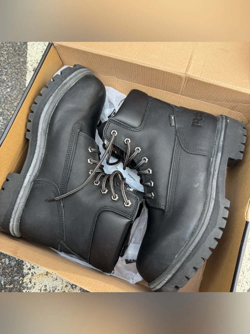 Timberland PRO 6IN Direct Attach Work Boots Men's 9.5 Soft Toe Insulated Black